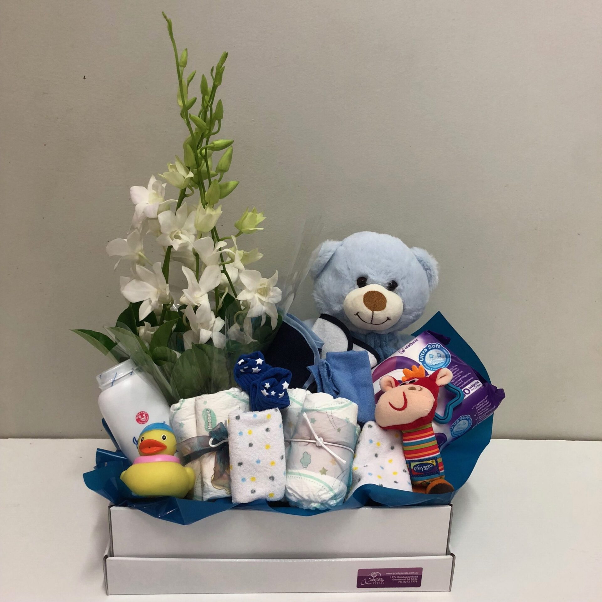 Shop Online Oh Baby Basket in Adeliade Pretty Petals